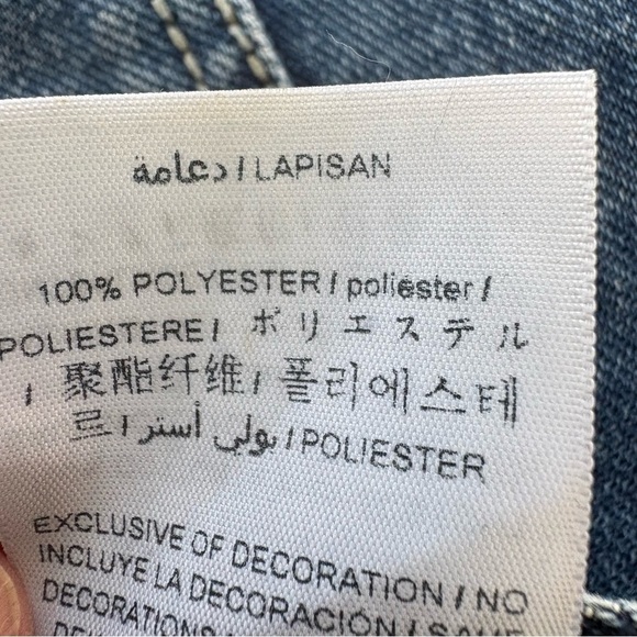 GUESS Del Mar Fit Jeans Women’s 33 Low Rise Slim Ripped Velvet Backing Y2K Denim - Picture 13 of 15